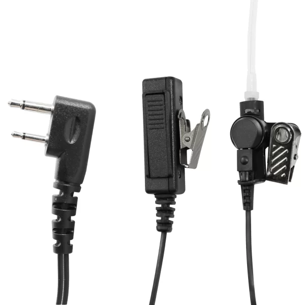 2-wire Acoustic Tube Surveillance Kit Headset 2pins Earpiece for ICOM F3001 IC-F3002 IC-F3003 IC-F3011 IC- F4011 IC-F25 IC-V80E IC-V82 IC-V85 F24 Radio - Image 4
