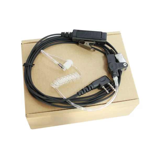 2-wire Acoustic Tube Surveillance Kit Headset 2pins Earpiece for ICOM F3001 IC-F3002 IC-F3003 IC-F3011 IC- F4011 IC-F25 IC-V80E IC-V82 IC-V85 F24 Radio - Image 5