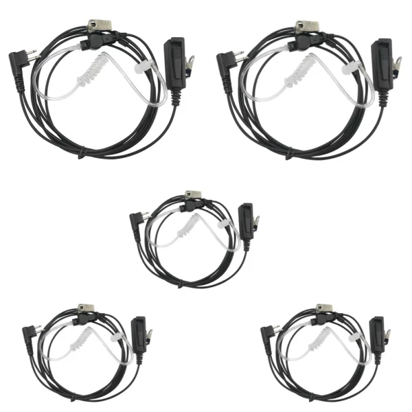 5PCS/Lot PTT Earpiece Air acoustic tube for Motorola EP450 CP200 CP185 CP140 CP125 CP110 CP100 Portable Radio