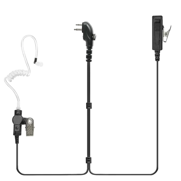 Soft Silicone Acoustic Tube Earpiece With PTT for HYT PD500 TD500 TD510 TD520 PD560 Radio