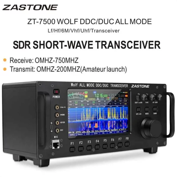 ZASTONE ZT7500 SDR Short Wave Transceiver Wolf DDC/DUC All Moded - Image 2
