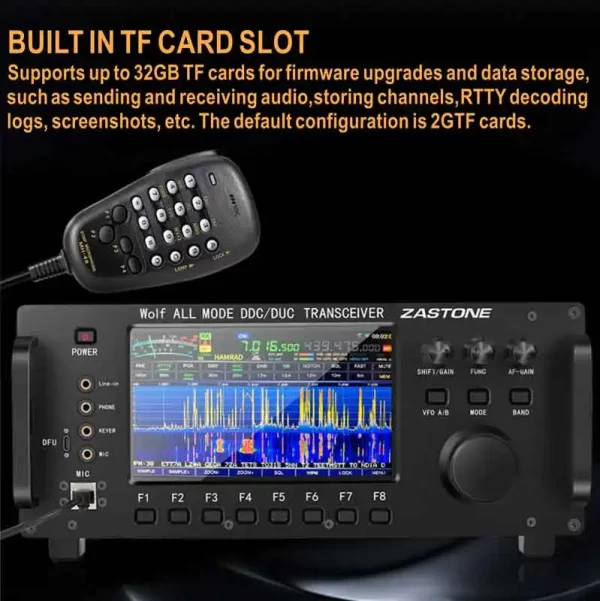 ZASTONE ZT7500 SDR Short Wave Transceiver Wolf DDC/DUC All Moded - Image 5
