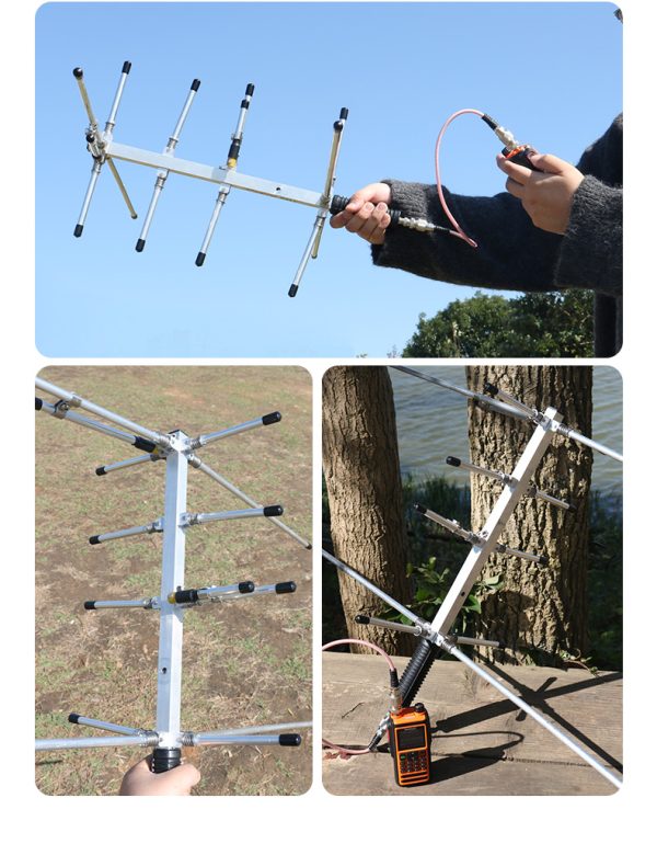 Upgraded UHF VHF Dual-Band MagicalANT Handheld Yagi Antenna Foldable High Gain Portable Pocket Antennas - Image 3