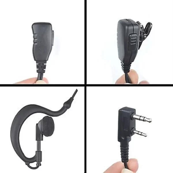 1-Wire Earloop Headset For Kenwood TK3207 TK2207 NX220 NX320 TK2160 TK3160 TK2170 TK2200 TK2201 TK2202 TK2206 Two Way Radio - Image 2