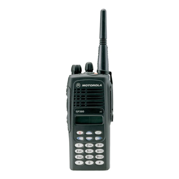 Classic Motorola GP380 UHF VHF Handheld Walkie talkie