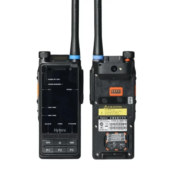 Hytera PDC680 4G Digital Dual-mode Rugged VHF/ UHF/ 350-400 MHz DMR Radio Android Smartphone - Image 3