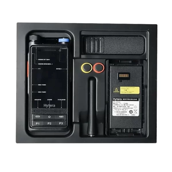Hytera PDC680 4G Digital Dual-mode Rugged VHF/ UHF/ 350-400 MHz DMR Radio Android Smartphone - Image 4