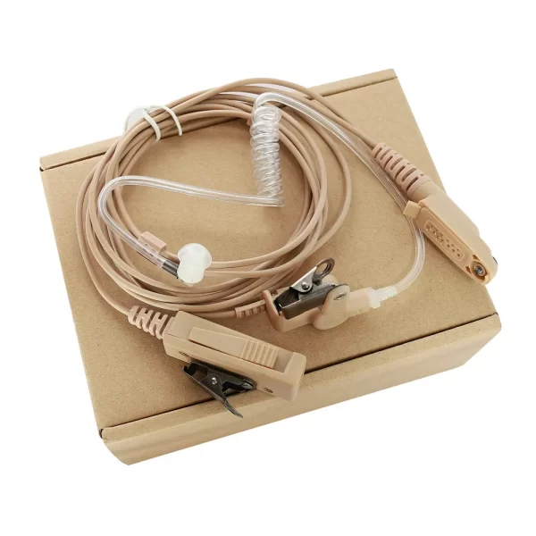 Walkie Talkie Beige Earpiece Headset Mic For Motorola GP344 EX500 EX560 EX560XLS EX600 EX600XLS GL2000 Portable Radio - Image 2