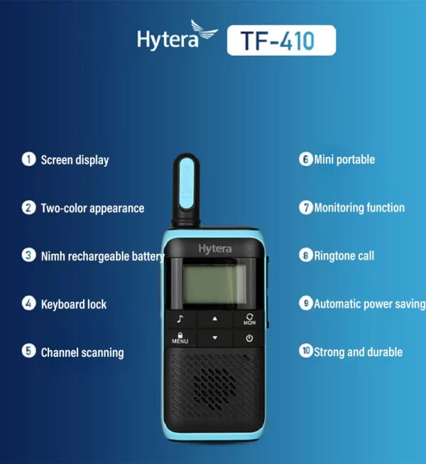 HYT TF-410 Small Commercial and civilian public wireless two way radio