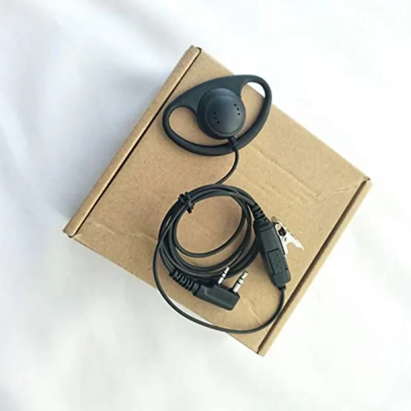 D Shape Earhook Earphone for Kenwood TK340 TK340D TK348 TK349 TK-3400 TK-3402 TK-3302 TK-3312 TK-3360 Radio Earpiece - Image 2