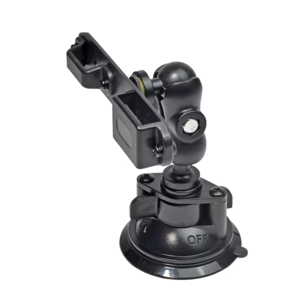 2-in-1 Walkie Talkie Car Mount&Speaker Mic Clip Holder, Handheld Two Way Radio Car Suction Cup Bracket Portable Adjustable Mount - Image 4