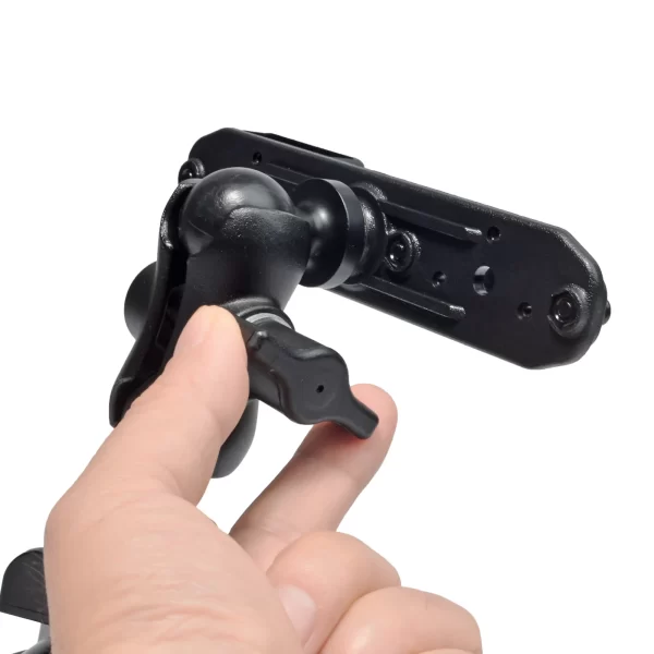 2-in-1 Walkie Talkie Car Mount&Speaker Mic Clip Holder, Handheld Two Way Radio Car Suction Cup Bracket Portable Adjustable Mount - Image 6