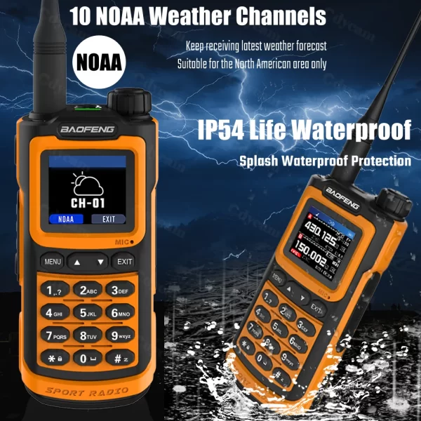 2Pack Baofeng UV-G30 PRO V2 Portable High Power Walkie Talkie Long Range FM TYPE-C Two Way Radio Ham CB Radio UV-16 UV5R UV17 21 - Image 3