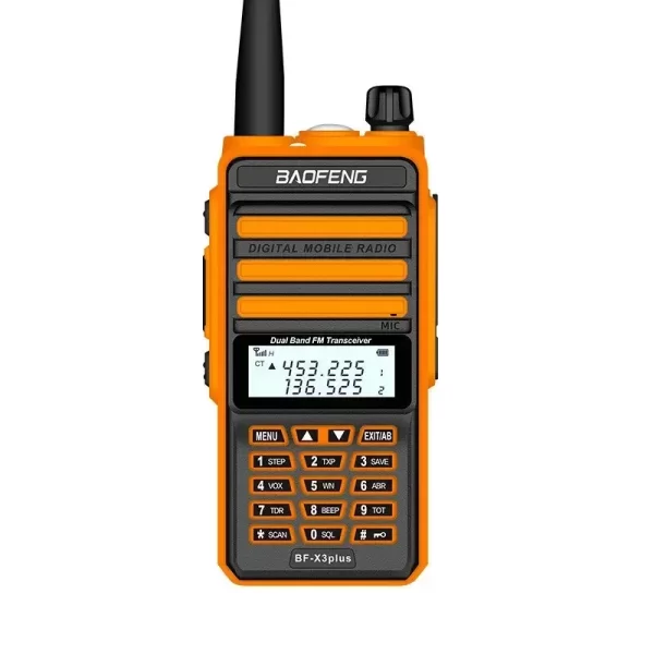 2024 NEW BaoFeng X3-Plus Tri-band Walkie Talkie 50KM Long Range Waterproof UHF/VHF Transceiver 76-108MHz Radio Transmitter - Image 3