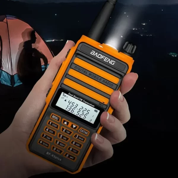 2024 NEW BaoFeng X3-Plus Tri-band Walkie Talkie 50KM Long Range Waterproof UHF/VHF Transceiver 76-108MHz Radio Transmitter - Image 6