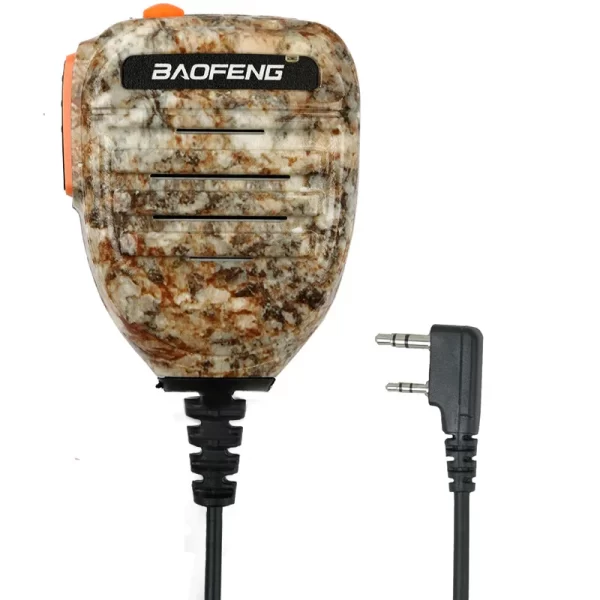 PTT Microphone Speaker Handheld Mic for Baofeng UV10R 5RH X100 UV82 F9HP UV18L UV K5 Plus