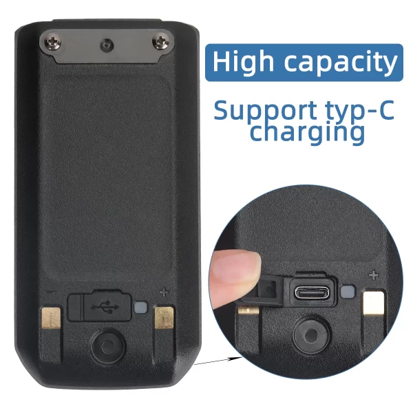 Baofeng UV-21 Pro High Capacity Original Li-ion Battery DC 8.4V typ-c charging for Baofeng UV21 Pro Portable Walkie Talkie - Image 5