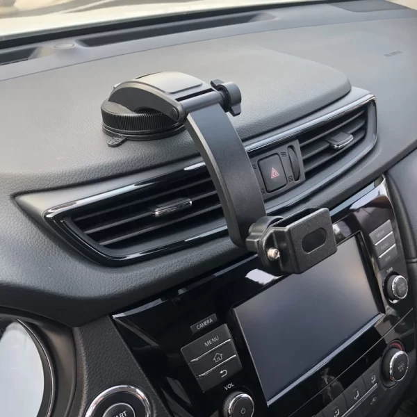 Car In-Dash Bracket Car Holder for Walkie Talkie Suction Mount for Two Way Radio Mount Stand On Car Center Console Stack - Image 3