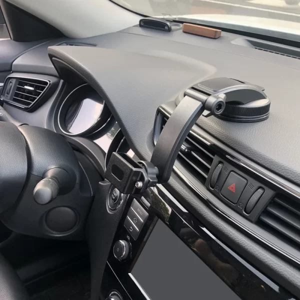Car In-Dash Bracket Car Holder for Walkie Talkie Suction Mount for Two Way Radio Mount Stand On Car Center Console Stack - Image 4