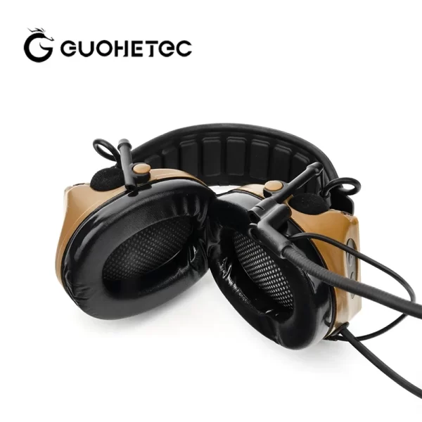 GUOHETEC PMR-171 TBR-119 Tactical Earpiece Embedded into Tactical Helmet Field Training Standalone Headphone Transmit and Receive - Image 4