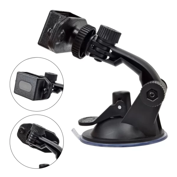 Handheld Radio Car Vacuum Suction Cup Vehicle Mount Holder Walkie Talkie Portable Adjustable Car Holder Bracket - Image 4