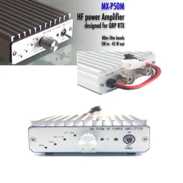 45W MX-P50M HF Power Amplifier for FT-817 ICOM IC-703 Elecraft KX3 QRP FT-818 Xiegu G90 G90S G1M X5105 X6100 - Image 2