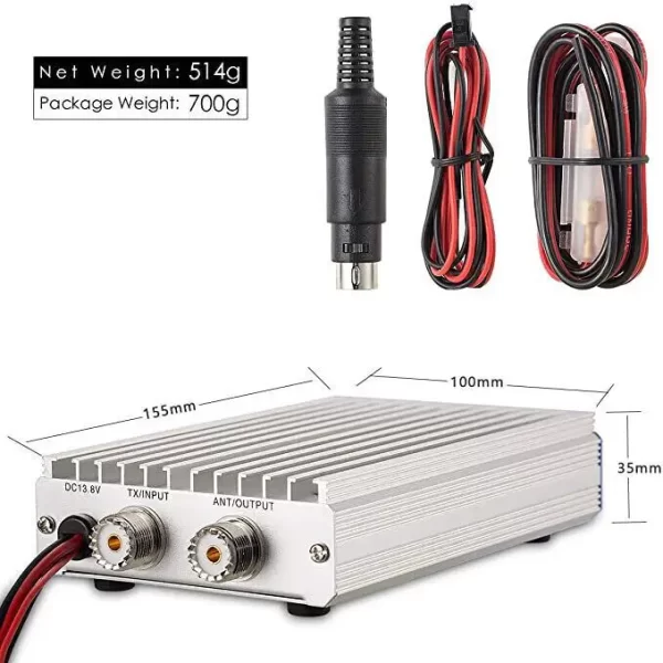 45W MX-P50M HF Power Amplifier for FT-817 ICOM IC-703 Elecraft KX3 QRP FT-818 Xiegu G90 G90S G1M X5105 X6100 - Image 4