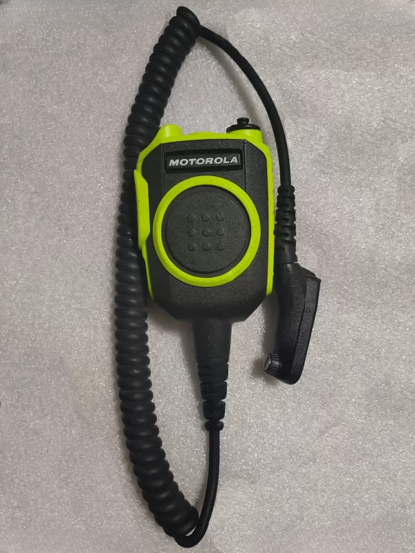 Motorola XPR7550 Active Noise Cancelling (ANC) Remote Speaker Microphone (RSM) PMMN4102BGRN PTT MIC