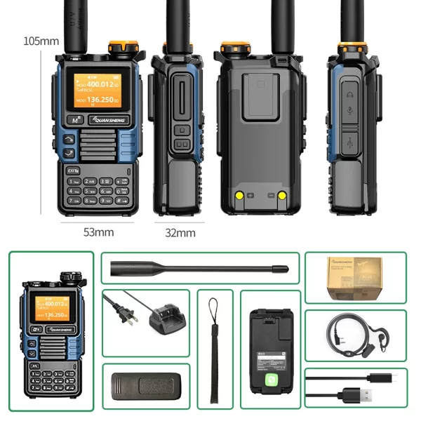Quansheng UV-K6 Multiple Band Handheld Transceiver K5(99) Aviation Received NOAA Wireless Frequency Two Way Radio - Image 5