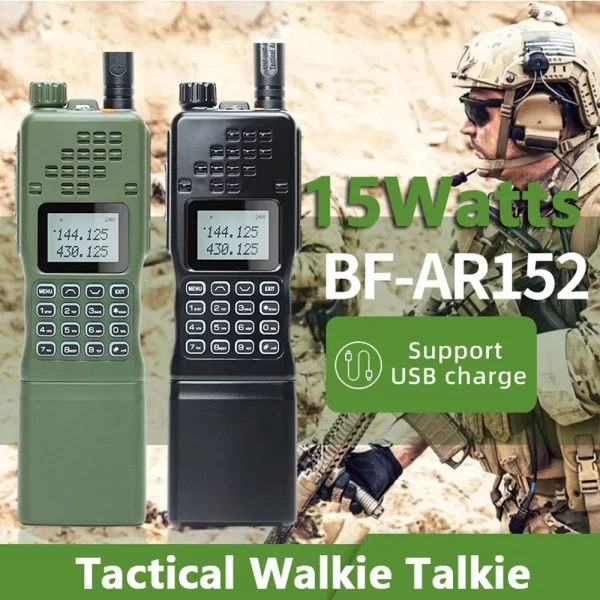 2024 Baofeng AR-152 Powerful Walkie Talkie Long Range Tactial Game Ham CB Two way Radio Baofeng AR152 - Image 2