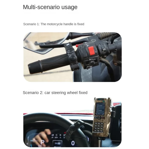 2024 New Arrival GT-12 SenHaix PTT Bluetooth Adapter Motorcycle Riding Wireless Transmitter - Image 3