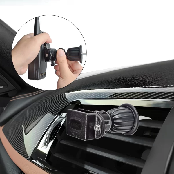 Two Way Radio Car Holder Bracket Steel Hook Handheld Radios Vehicle Mounts for Motorola BaoFeng Yaesu etc portable intercom