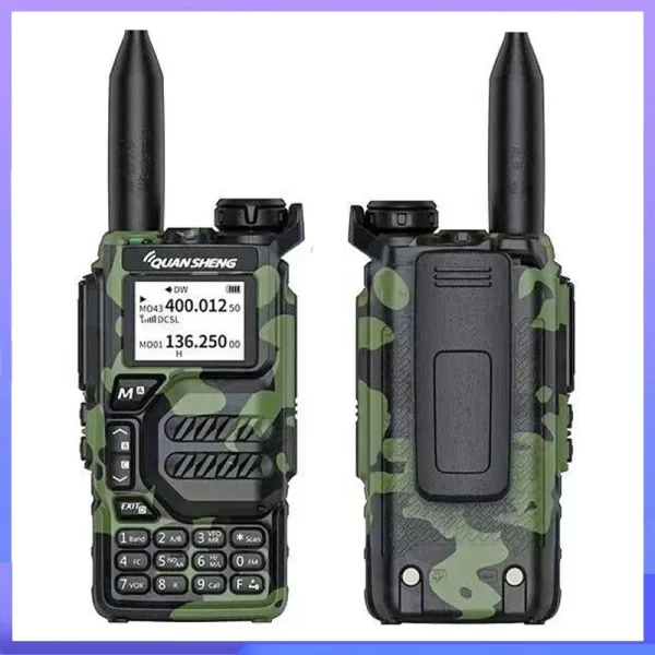 UV K5 Quansheng Walkie Talkie Camouflage Am Fm Two Way Radio Commutator VHF Station Receiver Ham Wireless Set Long Range Radio - Image 2
