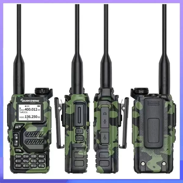 UV K5 Quansheng Walkie Talkie Camouflage Am Fm Two Way Radio Commutator VHF Station Receiver Ham Wireless Set Long Range Radio - Image 4
