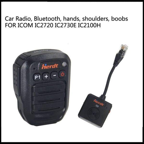 Handheld HB980 Bluetooth PTT Microphone & Adapter For ICOM Motorola Kenwood for Yeasu FT7900R 8900R Accessory Mic with Speakers Lautsprecher - Image 3
