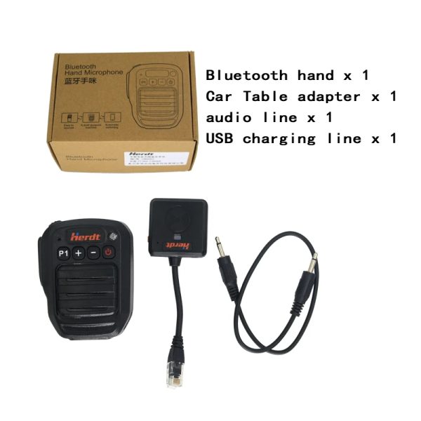 Handheld HB980 Bluetooth PTT Microphone & Adapter For ICOM Motorola Kenwood for Yeasu FT7900R 8900R Accessory Mic with Speakers Lautsprecher - Image 6