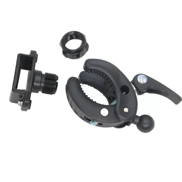 Handheld Radio Holder Suitable For Motorcycle Handlebar Clamp Holder Suitable For Radio Microphone Holder With Back Clip - Image 3