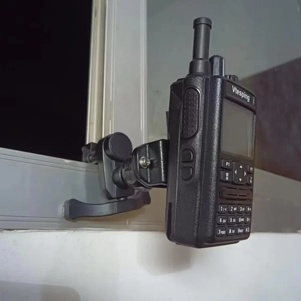 Handheld walkie talkie car frame back clamp stand - Image 2