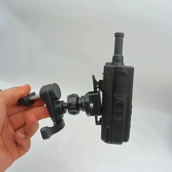 Handheld walkie talkie car frame back clamp stand