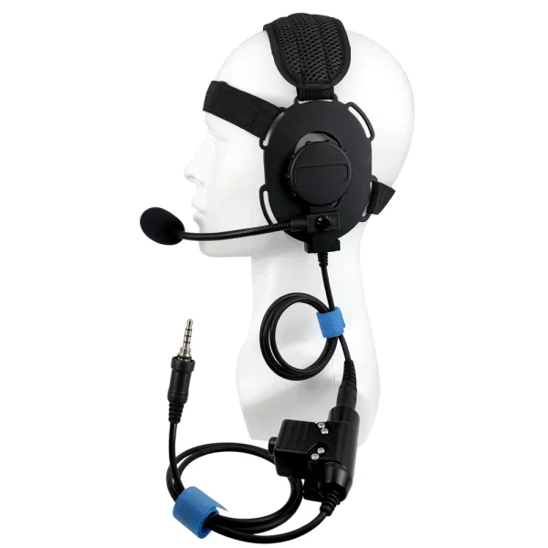 New Tactical PTT Headset Mic for YAESU Vertex VX-6R VX-7R VX6R VX7R FT-270 FT-270R VX-127 VX-170 Walkie Talkie FT-03 Headphone - Image 2