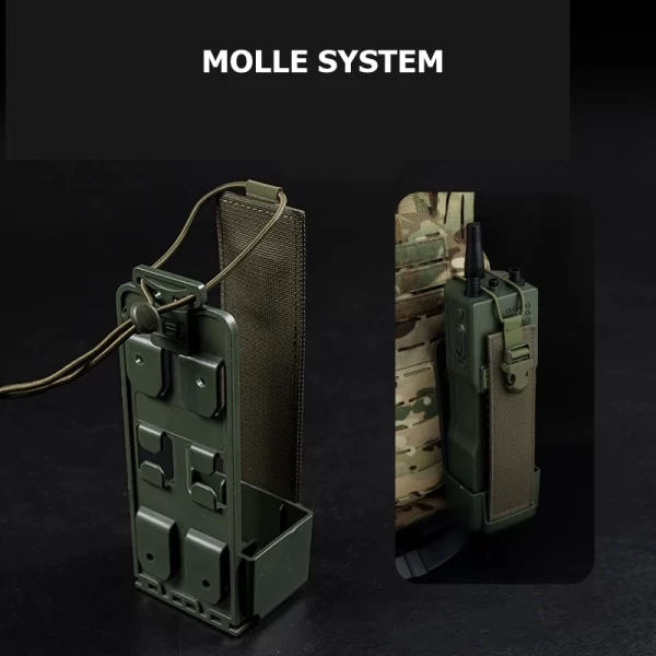 Tactical PRC-152 Radio Model Hunting Airsoft CS Military Fans Cosplay Dummy Decoration Collection MOLLE Vest Accessories ABS - Image 3