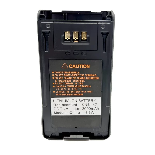 Walkie Talkie KNB-47L 2000mAh Li-ion Battery For Kenwood NX-200 NX-300 NX210G NX200G NX300G TK5220 TK5320 Portable Radio