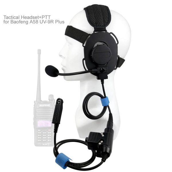 FT03 Tactical Headset U94 PTT for Baofeng BF-A58 UV-9R Plus BF-9700 GT-3WP UV-5S UV-XR Two way Radio Earphone - Image 2