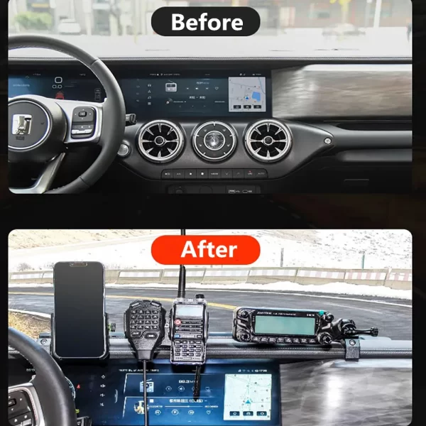 For Tank 300 2021-2024 Instrument Console Integrated Bracket Central Control Multi-function Handheld Radio Mobile Phone Bracket - Image 2