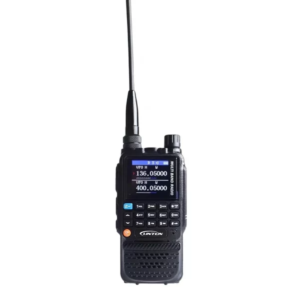 Lingtong 9910 Multi Frequency Walkie Talkie Wireless Programming Dual PTT Air Band Long Range Radio USB Type-C Cable Programming &Charge
