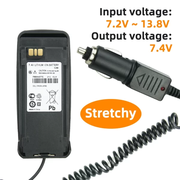 PMNN4066 PMNN4077C Battery Eliminator Car Charger for Motorola DR3000, DP3400, DGP6150+, MTR2000, MTR3000, XPR4380, XiRP8208 - Image 5