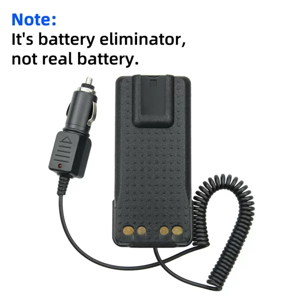 Car Battery Eliminator Charger Adaptor for Motorola GP320 GP328 GP329 GP338 GP340 GP360 GP380 GP680 HT750 PRO5150 MTX850 Radio - Image 3