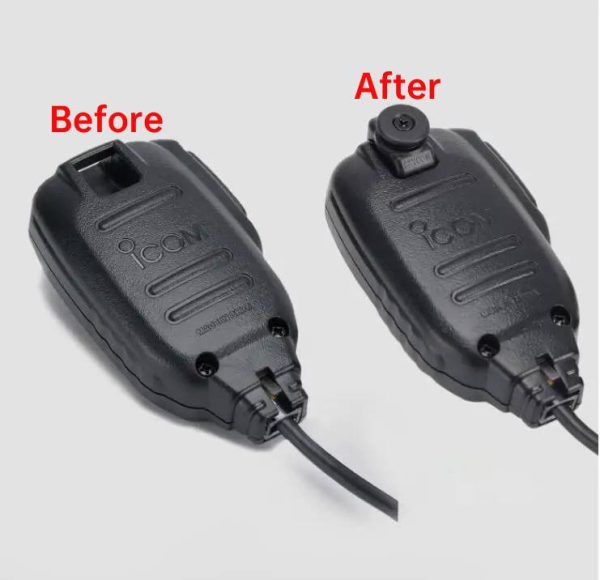 Back Buckle Holder For ICOM HM-207 IC-2730E Micorphone, Without the Hook - Image 4