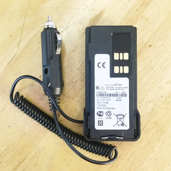 Cigarette lighter Car Charger Battery Eliminator for Motorola dp2400 dp2600 xir p6600 p6620 walkie talkie