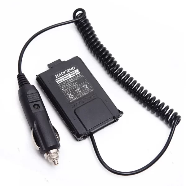 UV-5R UV-5RE UV-5RA Two Way Radio 12-24V Walkie Talkie Accessories Baofeng Battery Eliminator Car Charger for Portable Radio  - Image 4